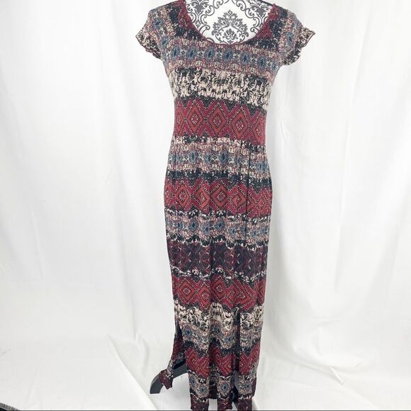 Soft Surroundings Marcelo Smocked Maxi Dress - Picture 2 of 9